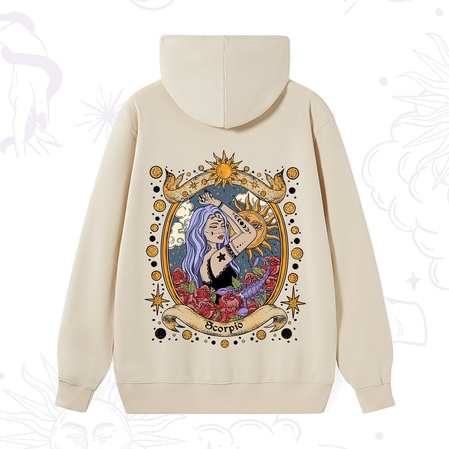 Purplehecate Scorpio Radiance Zodiac Hoodie