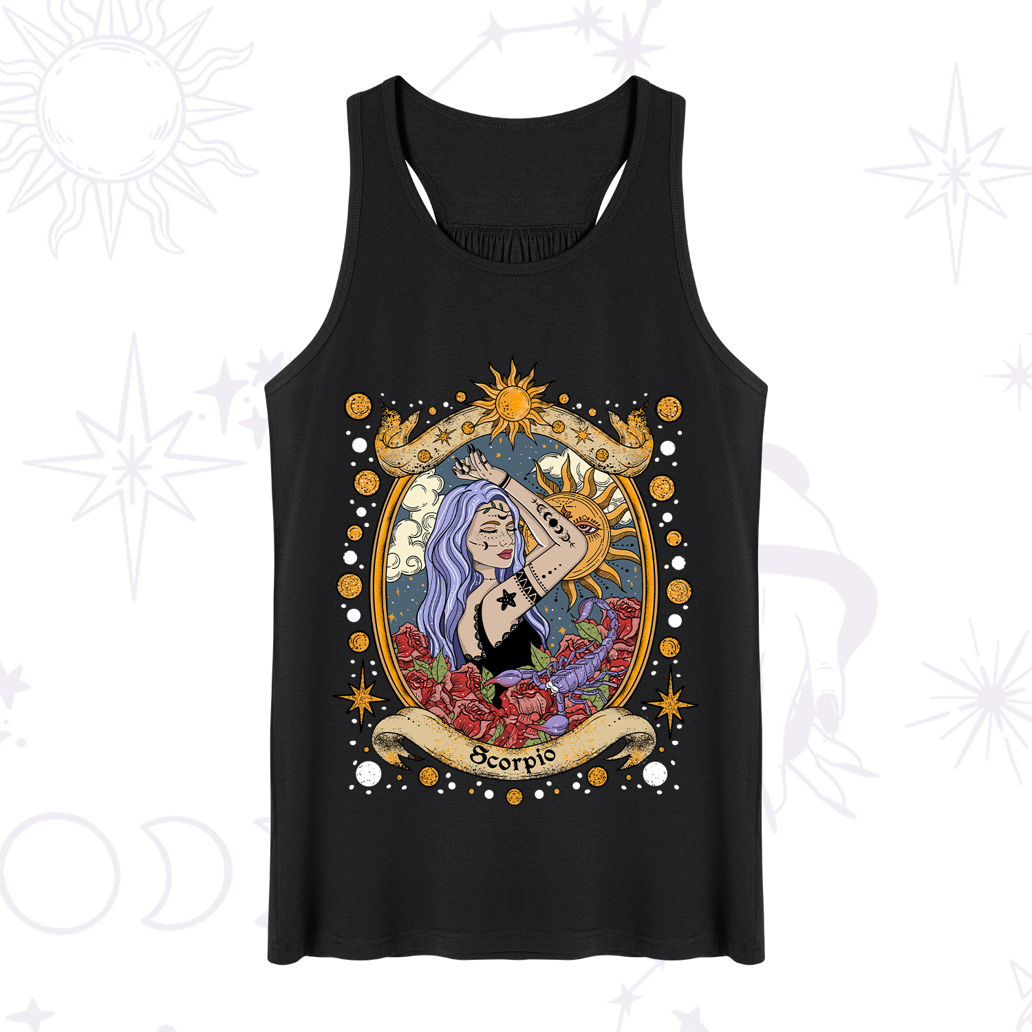 Purplehecate Scorpio Radiance Zodiac Tank