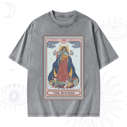 Purplehecate The Mother Tarot Washed T-Shirt