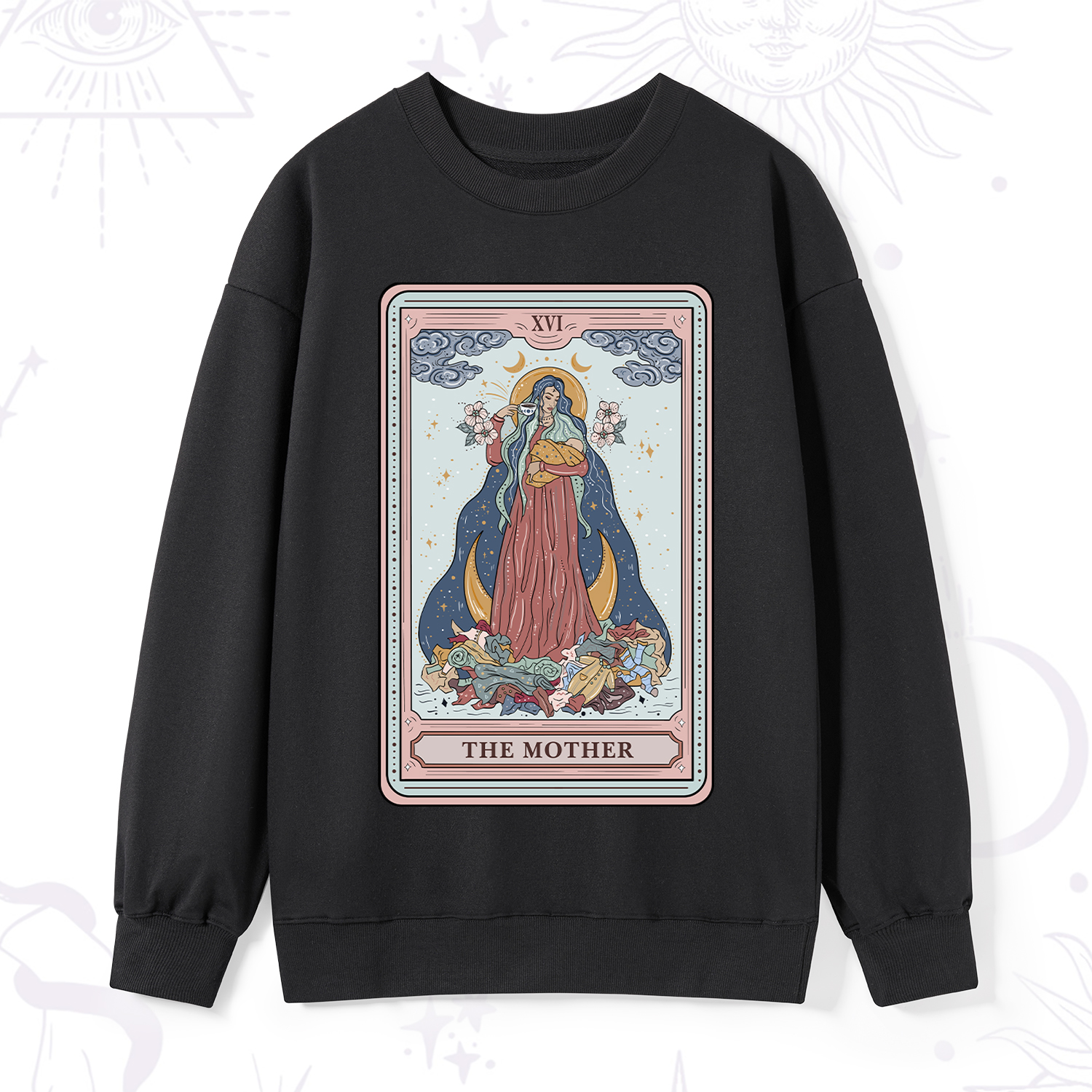 Purplehecate The Mother Tarot Sweatshirt