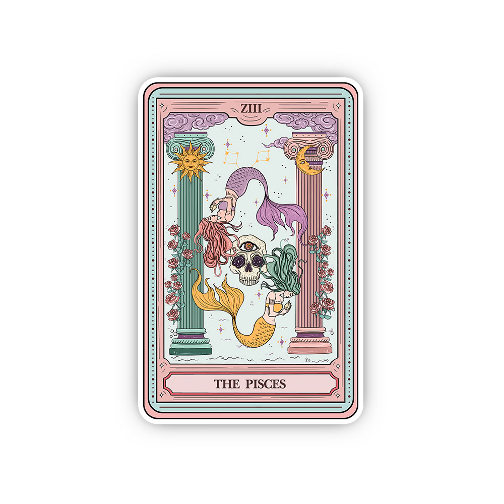 Purplehecate The Pisces Goddess Tarot Sticker