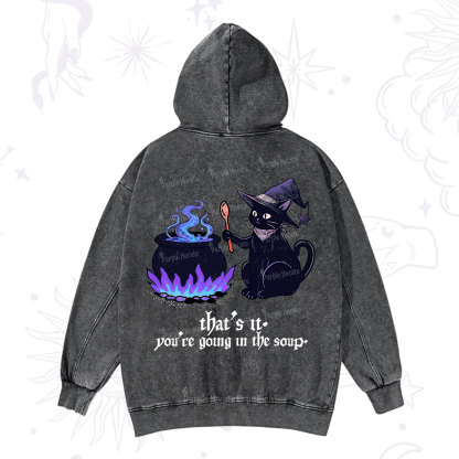 Purplehecate Trust Your Instincts Washed Hoodie