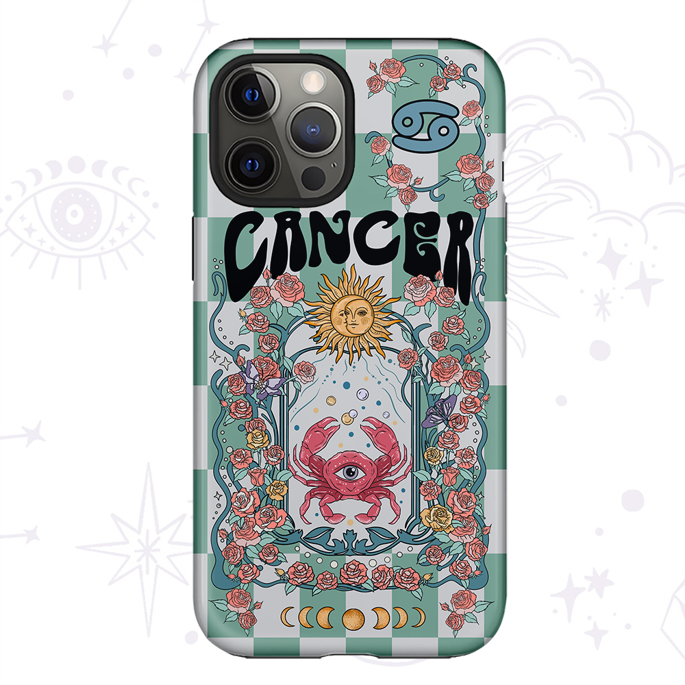 Purplehecate Cancer Spirit Zodiac Collage Phone Case