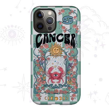 Purplehecate Cancer Spirit Zodiac Collage Phone Case