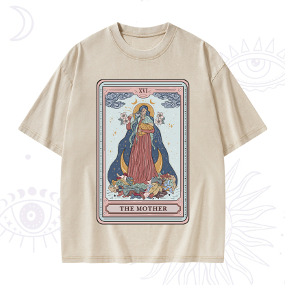 Purplehecate The Mother Tarot Washed T-Shirt