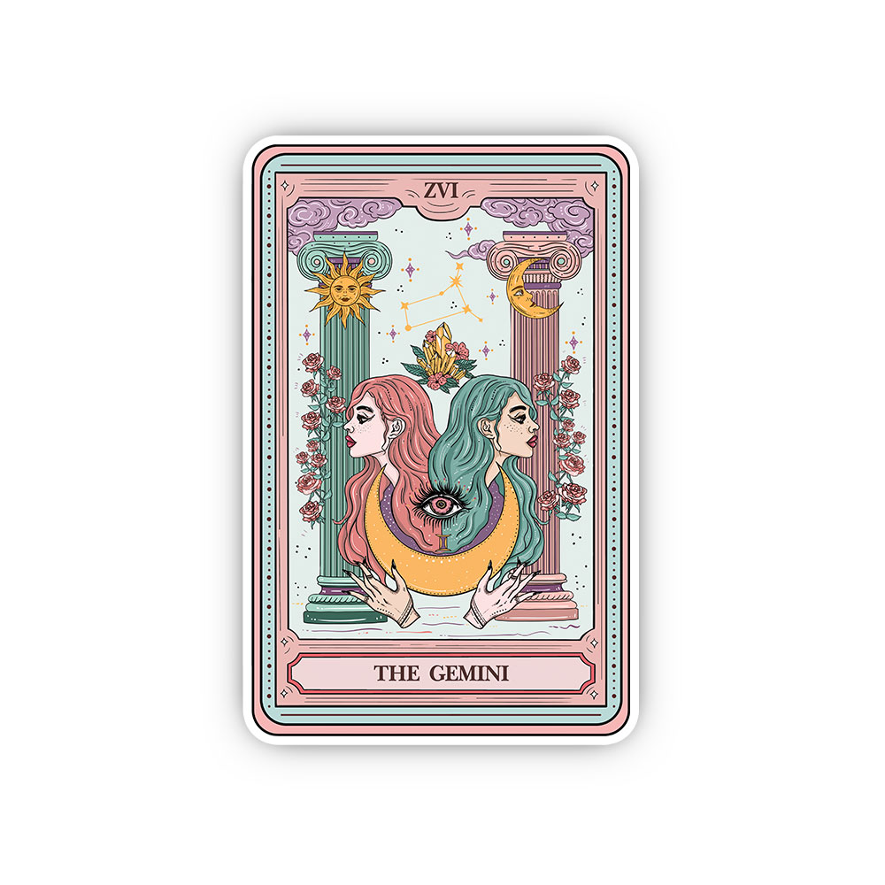 Purplehecate The Gemini Goddess Tarot Sticker