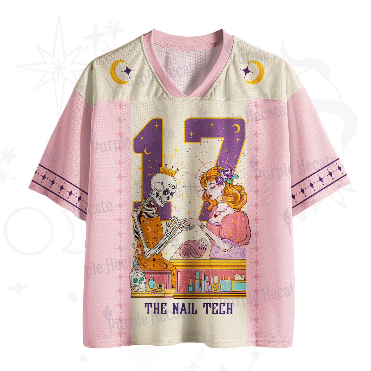 Purplehecate The Nail Tech Life Mesh Jersey