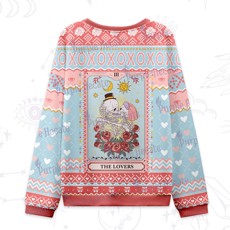 Purplehecate The Lover Tarot Ugly Valentine Sweatshirt