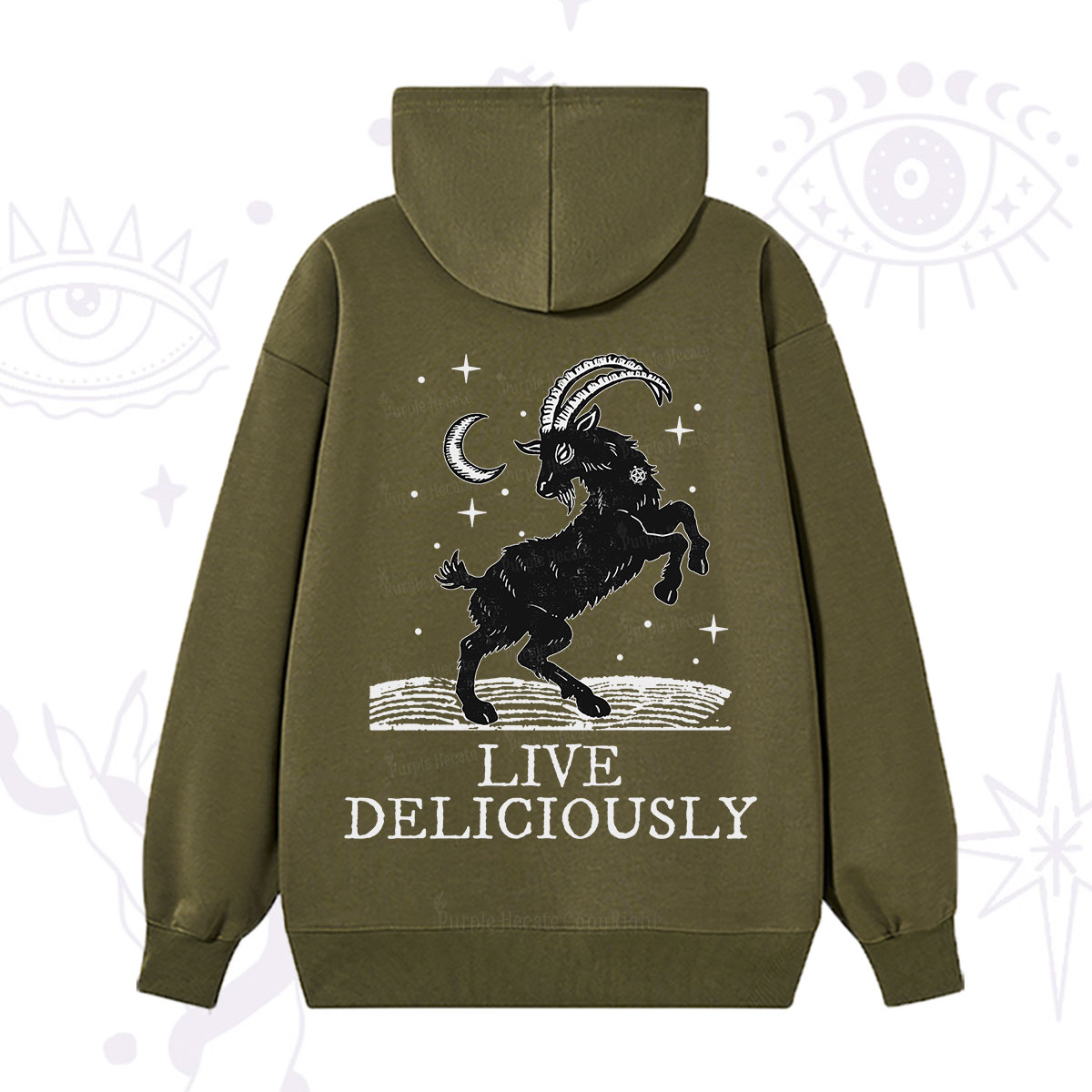 Purplehecate Live Deliciously Hoodie