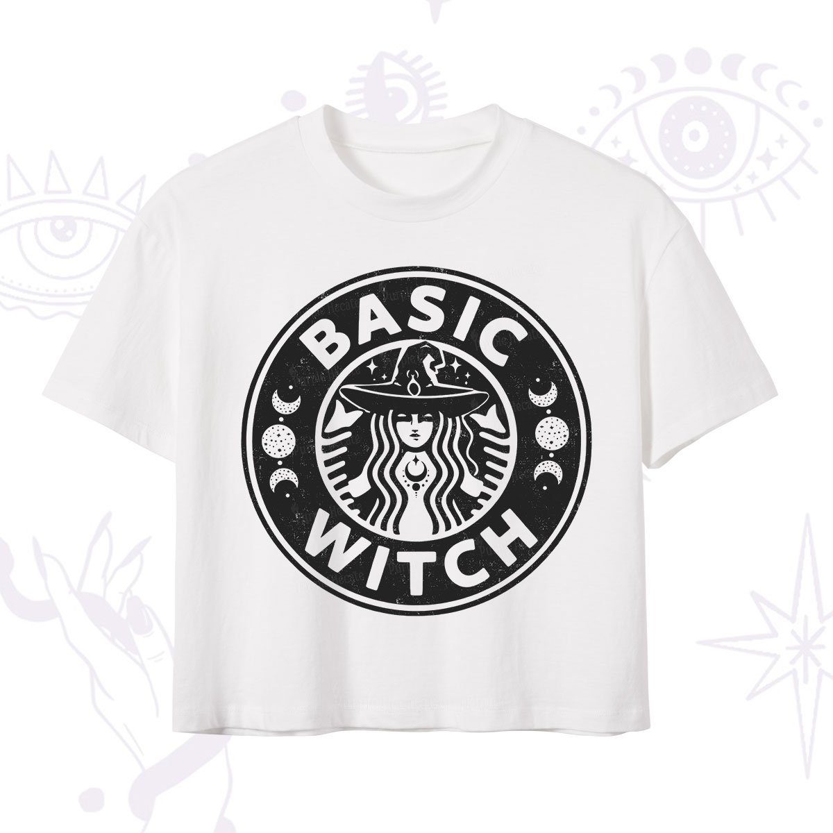 Purplehecate Basic Witch Crop T-Shirt