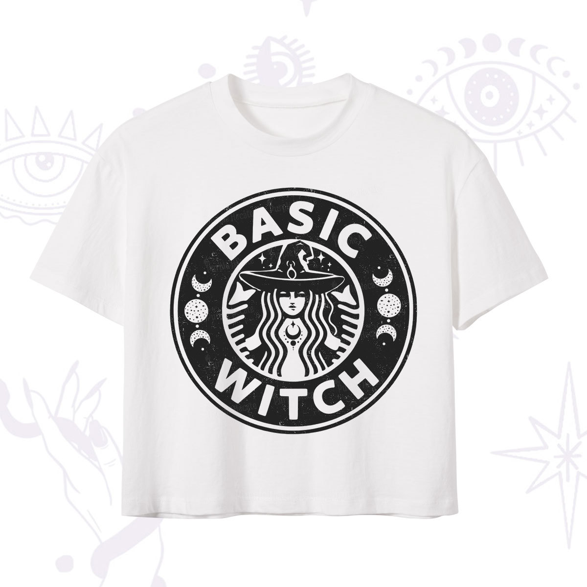 Purplehecate Basic Witch Crop T-Shirt