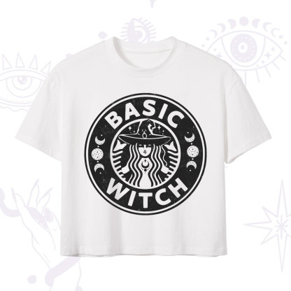 Purplehecate Basic Witch Crop T-Shirt