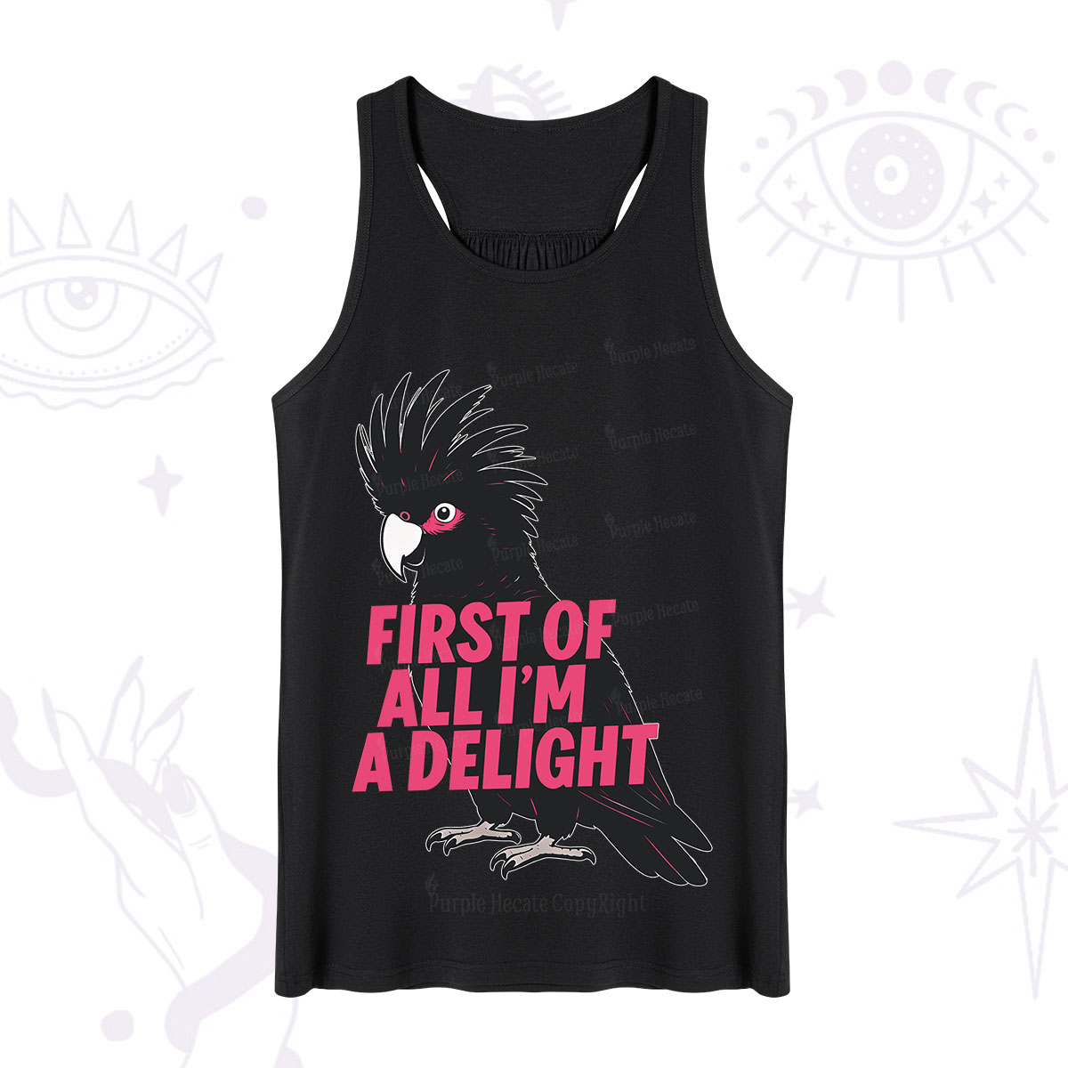 Purplehecate First Of All I'm A Delight Parrot Tank