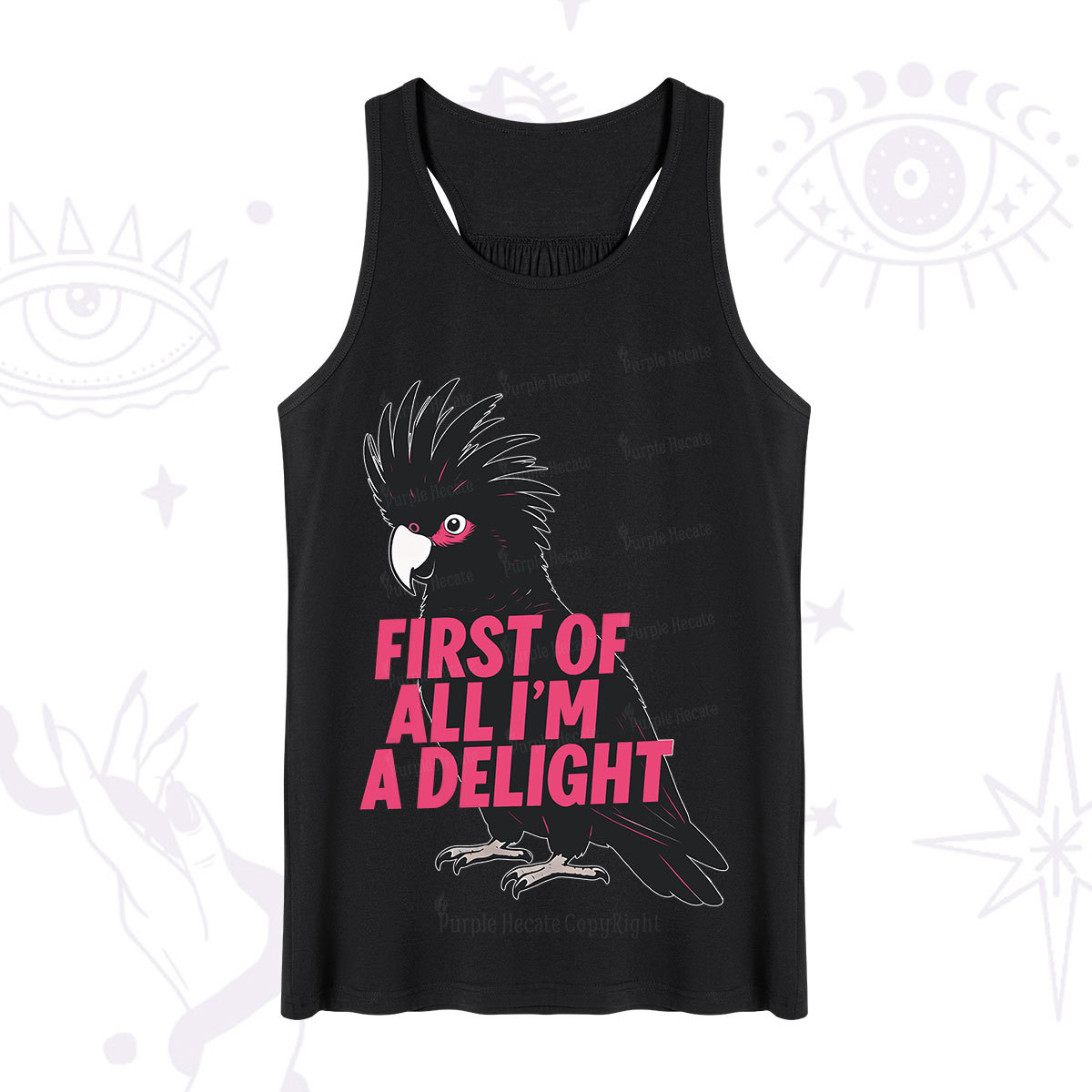 Purplehecate First Of All I'm A Delight Parrot Tank