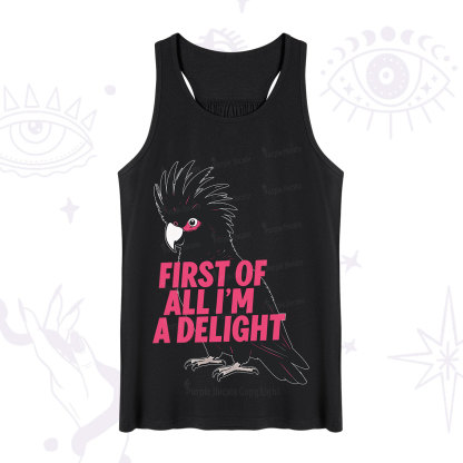 Purplehecate First Of All I'm A Delight Parrot Tank