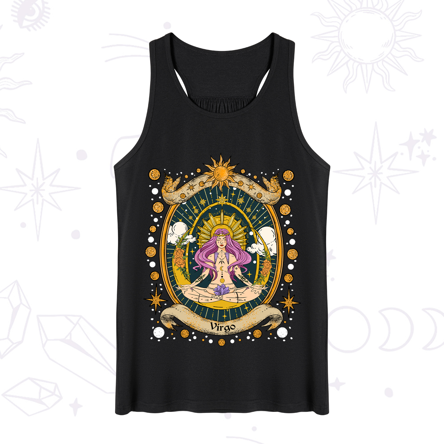 Purplehecate Virgo Radiance Zodiac Tank