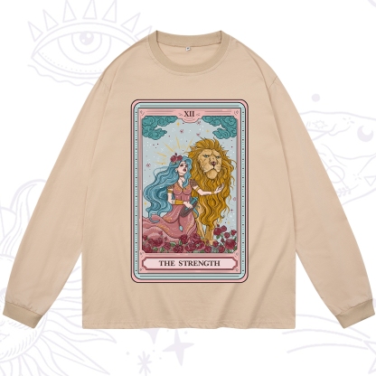 Purplehecate The Strength Tarot Long Sleeve T-Shirt