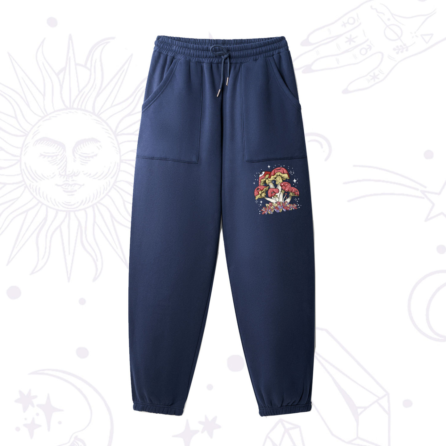 Purplehecate Magic Mushroom Fleece Sweatpants