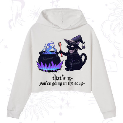 Purplehecate Trust Your Instincts Crop Hoodie