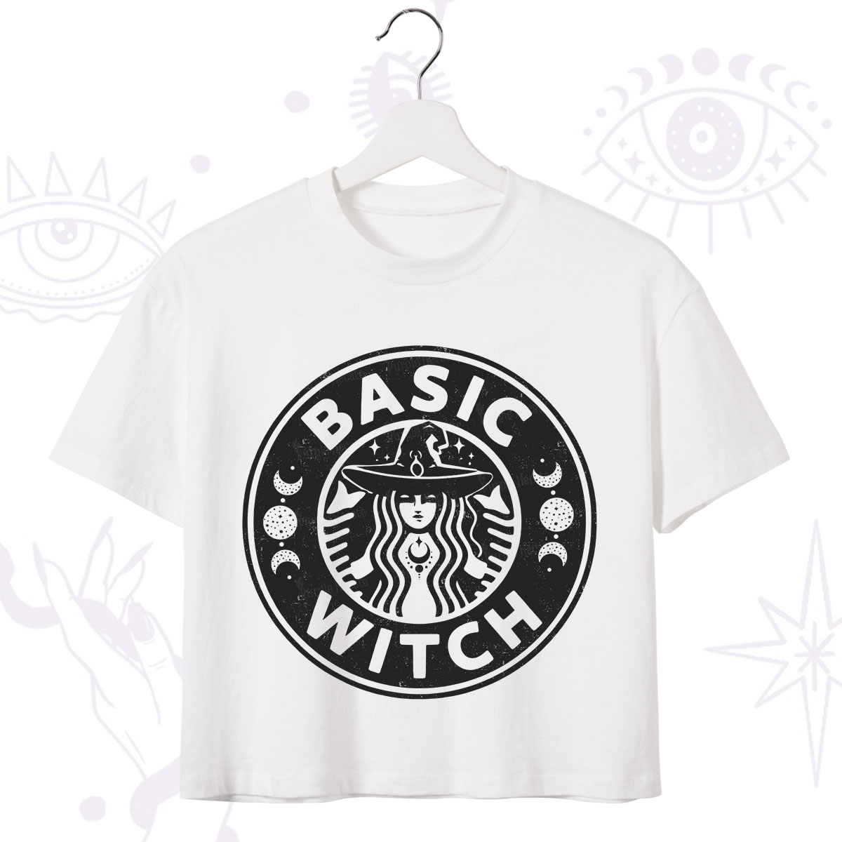 Purplehecate Basic Witch Crop T-Shirt