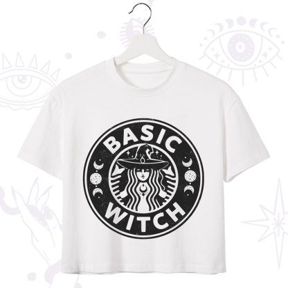 Purplehecate Basic Witch Crop T-Shirt