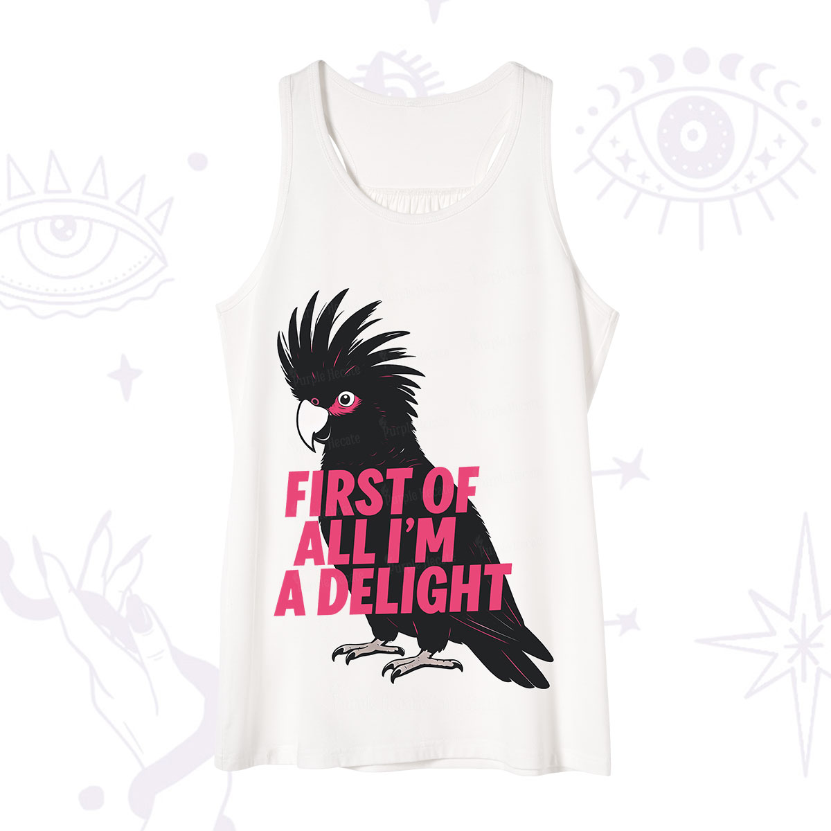 Purplehecate First Of All I'm A Delight Parrot Tank