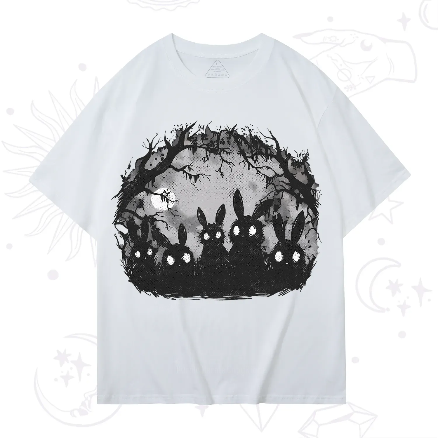 Purplehecate Creepy Weirdcore Bunny T-Shirt