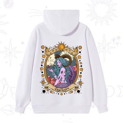 Purplehecate Capricorn Radiance Zodiac Hoodie