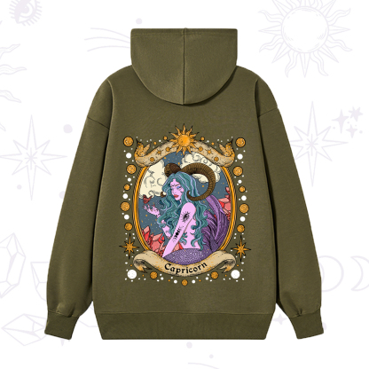 Purplehecate Capricorn Radiance Zodiac Hoodie