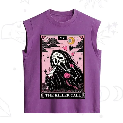 Purplehecate The Killer Call Tarot Vintage Washed Tank