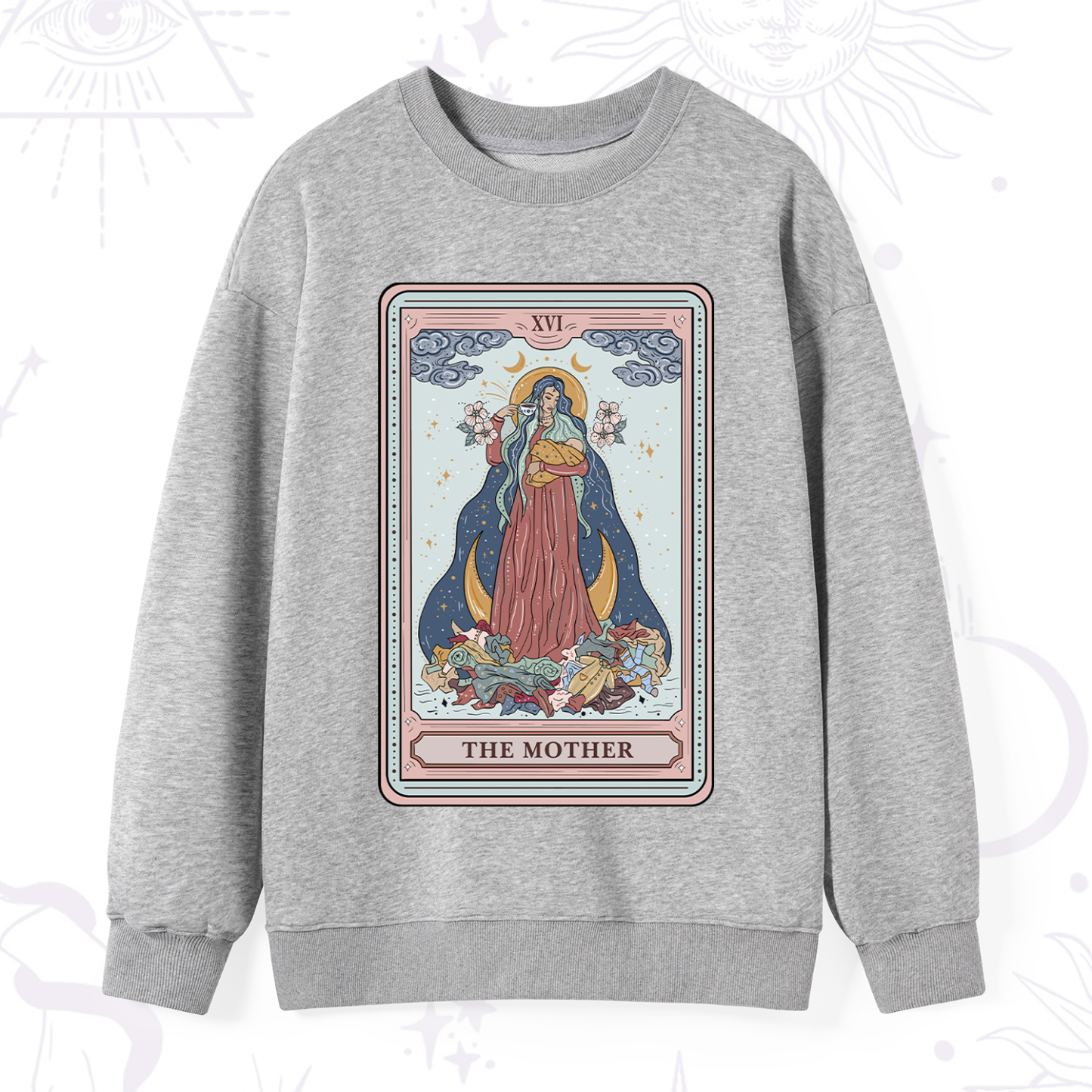 Purplehecate The Mother Tarot Sweatshirt