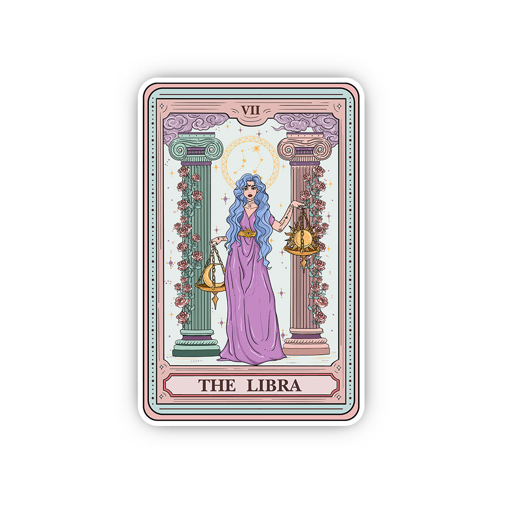 Purplehecate The Libra Goddess Tarot Sticker