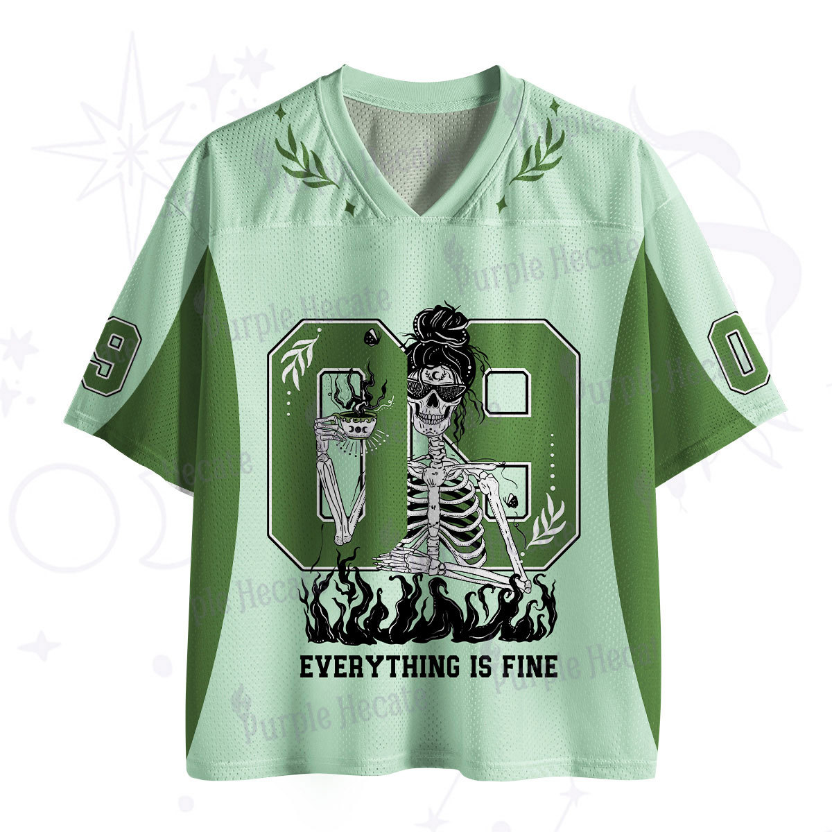 Purplehecate Everything Is Fine Mesh Jersey