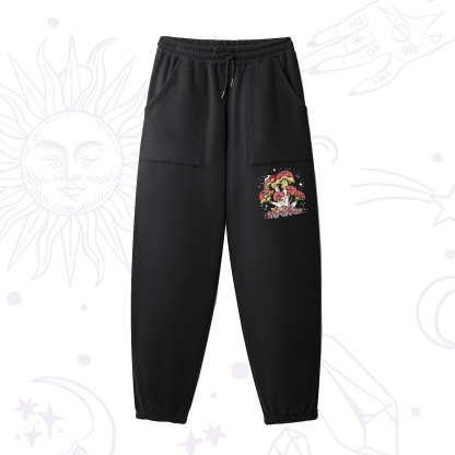 Purplehecate Magic Mushroom Fleece Sweatpants