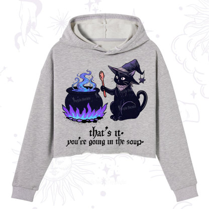 Purplehecate Trust Your Instincts Crop Hoodie