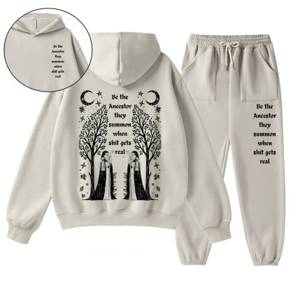 Purplehecate Be The Ancestor They Summon When Shit Gets Real  Fleece Hoodie Suit