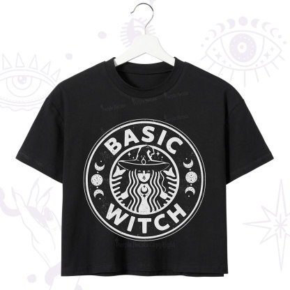 Purplehecate Basic Witch Crop T-Shirt