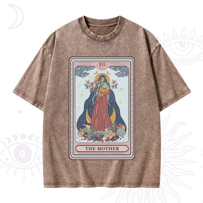 Purplehecate The Mother Tarot Washed T-Shirt