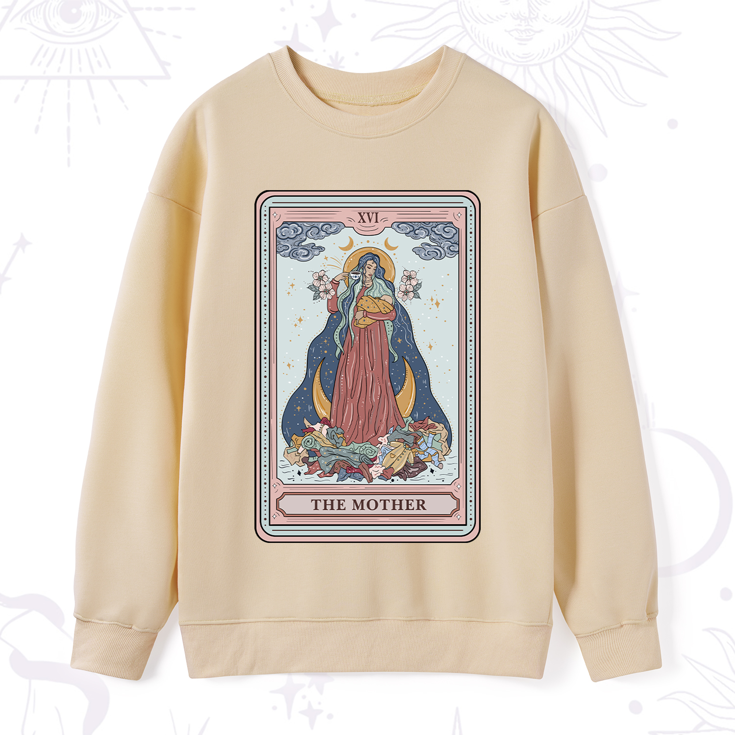 Purplehecate The Mother Tarot Sweatshirt