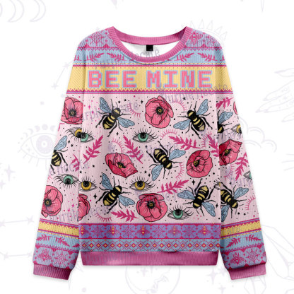 Purplehecate Be Mine Ugly Valentine Sweatshirt