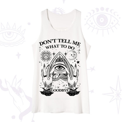Purplehecate Don't Tell Me What To Do Witch Planchette Eye Tank