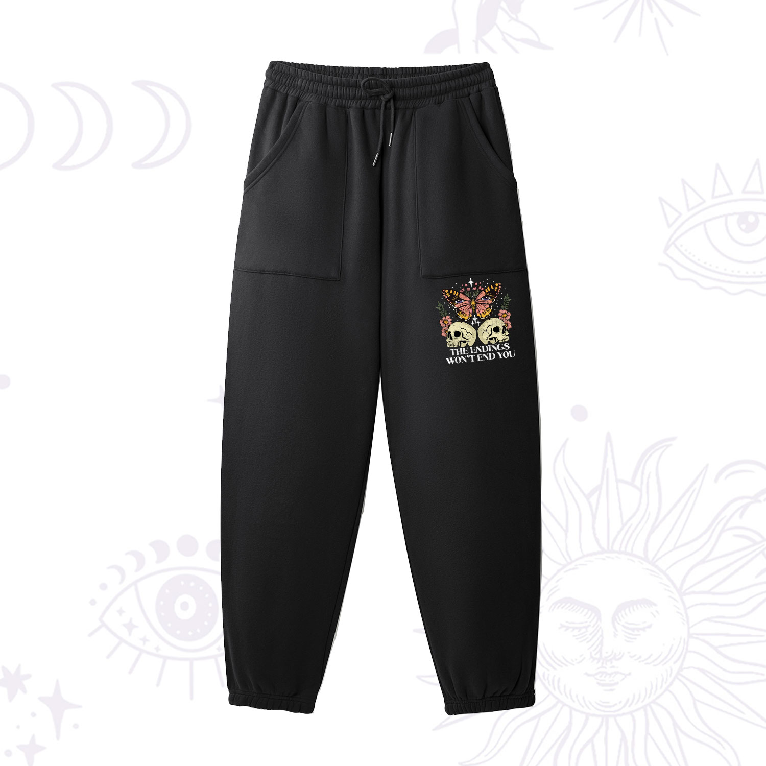 Purplehecate The Endings Won't End You Fleece Sweatpants