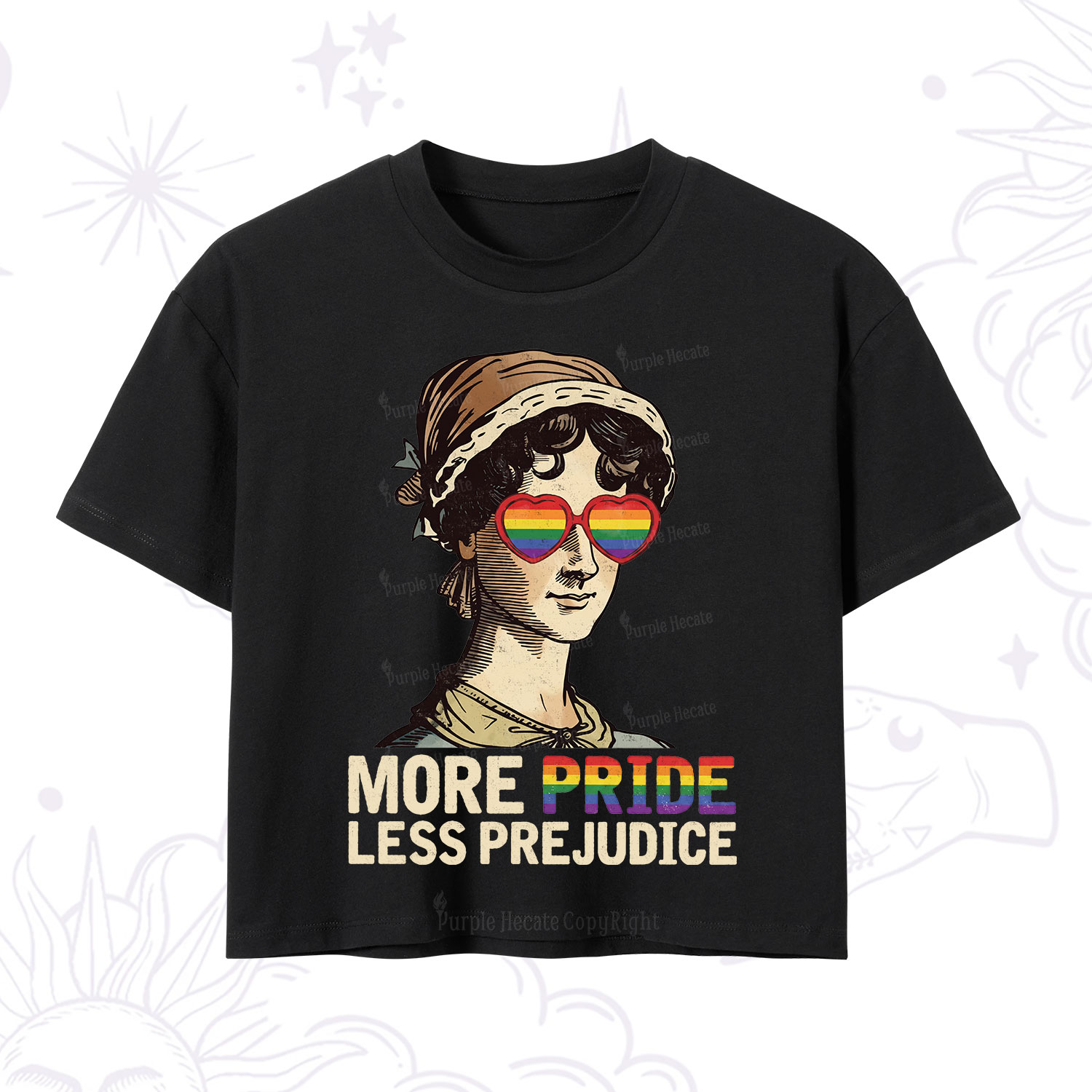 Purplehecate More Pride Less Prejudice Crop T-Shirt