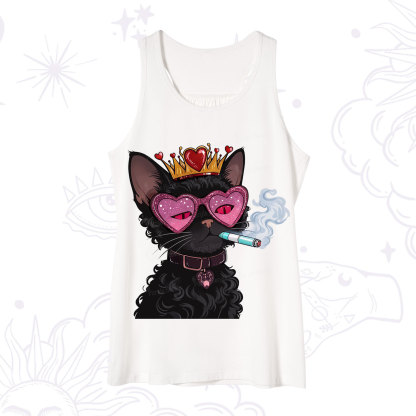 Purplehecate Join the Baddie Era Queen Cat Tank