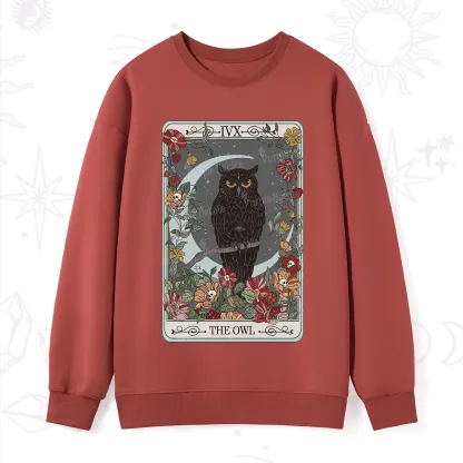 Purplehecate The Owl Tarot Sweatshirt