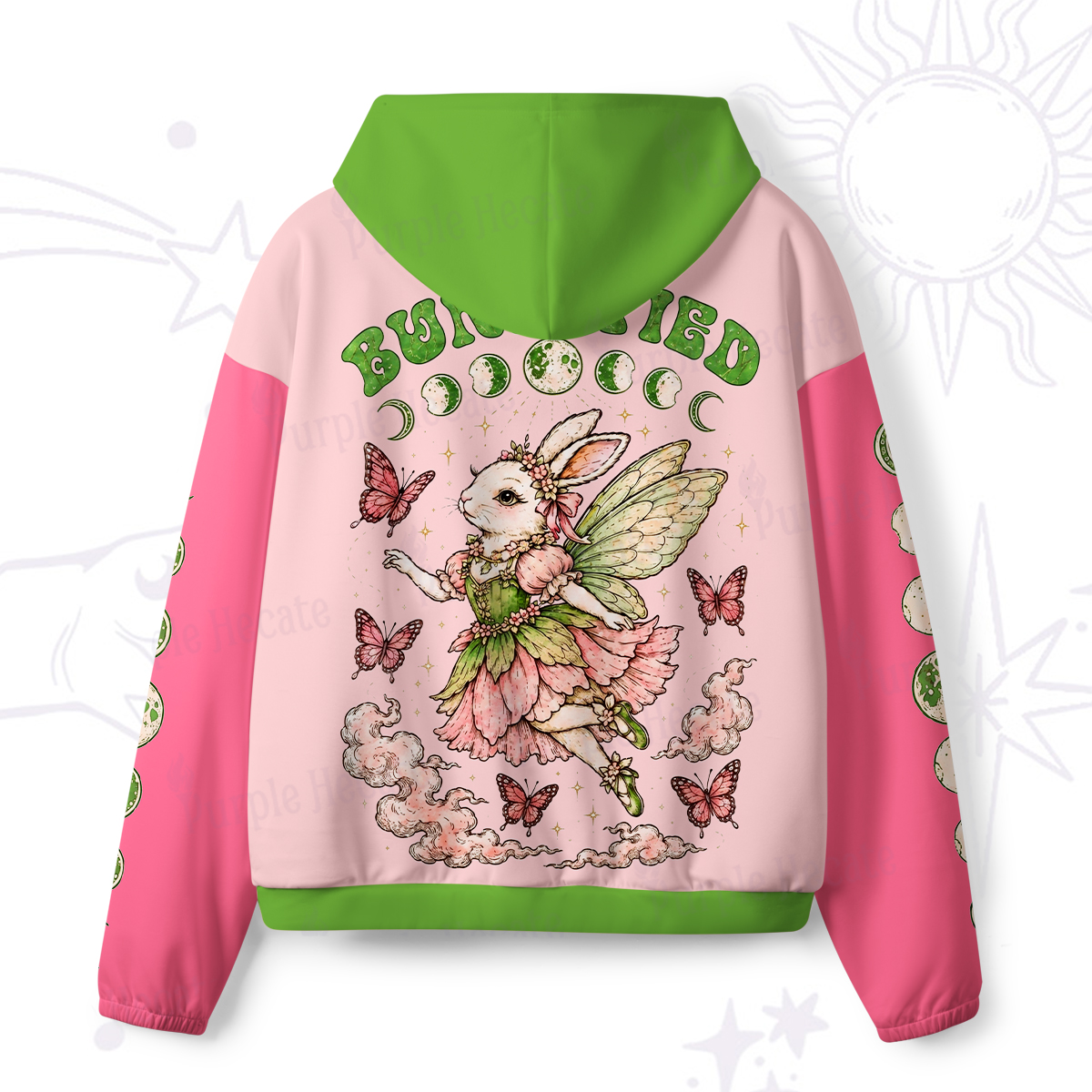 Purplehecate Bunnified Fairy Bunny All-Over Print Hoodie