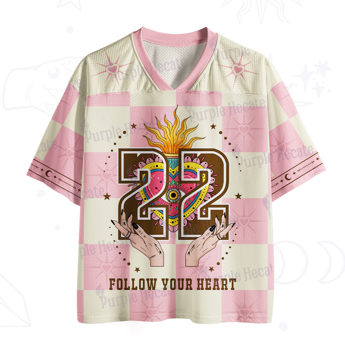 Purplehecate Follow Your Heart Mesh Jersey