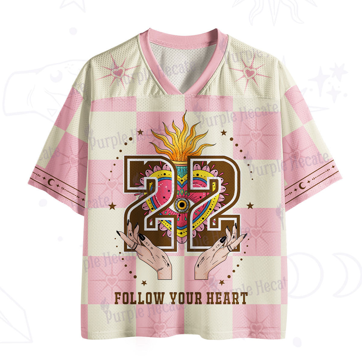 Purplehecate Follow Your Heart Mesh Jersey