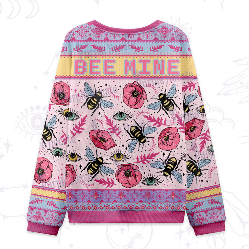 Purplehecate Be Mine Ugly Valentine Sweatshirt