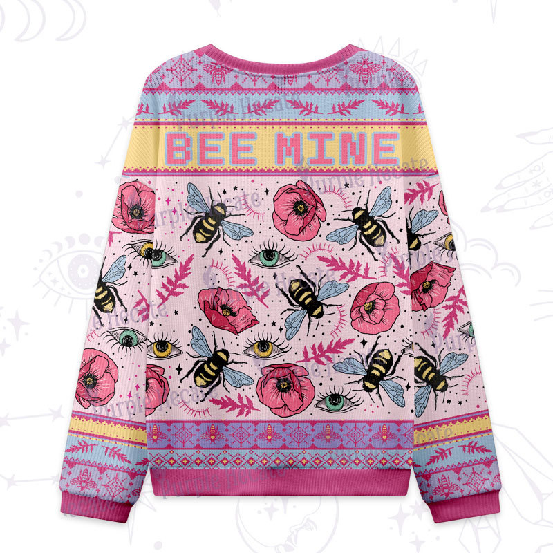 Purplehecate Be Mine Ugly Valentine Sweatshirt